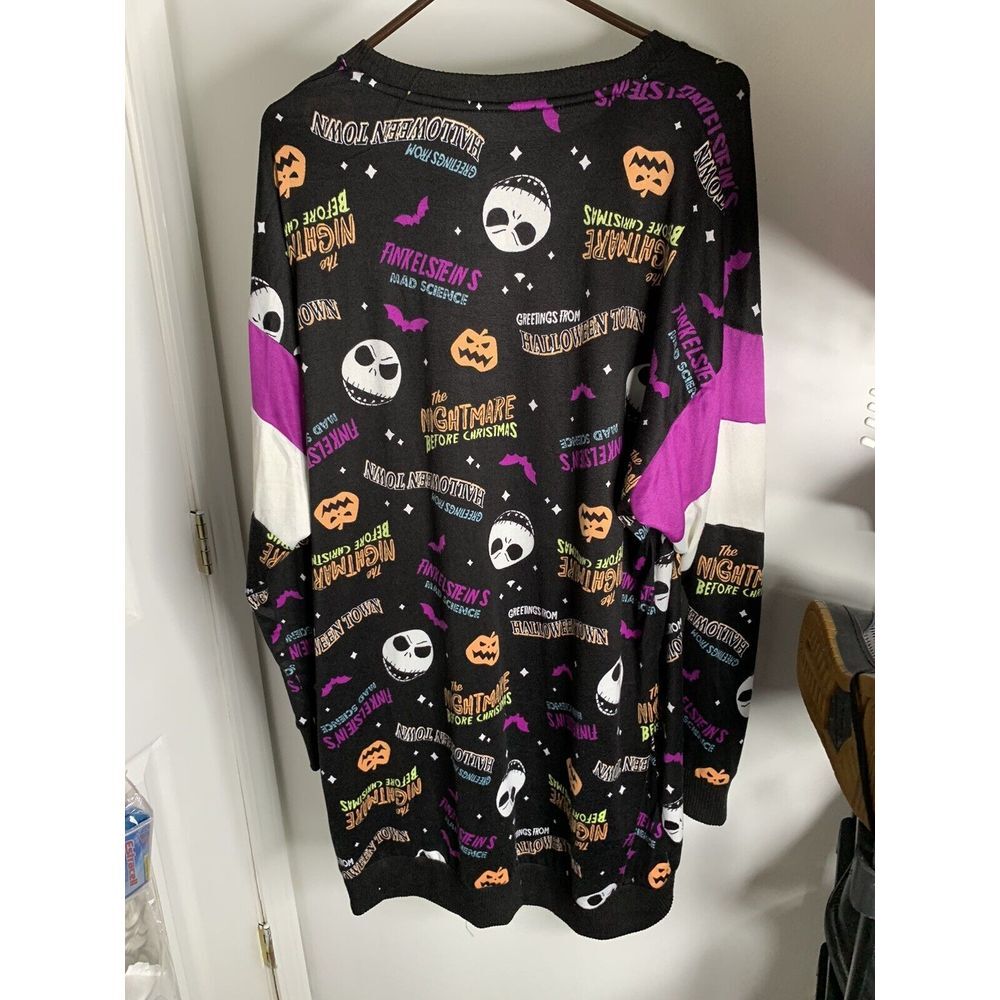 disney NIGHTMARE BEFORE CHRISTMAS PAJAMAS‎ NIGHTGOWN WOMENS SIZE 16-18 - Picture 2 of 2